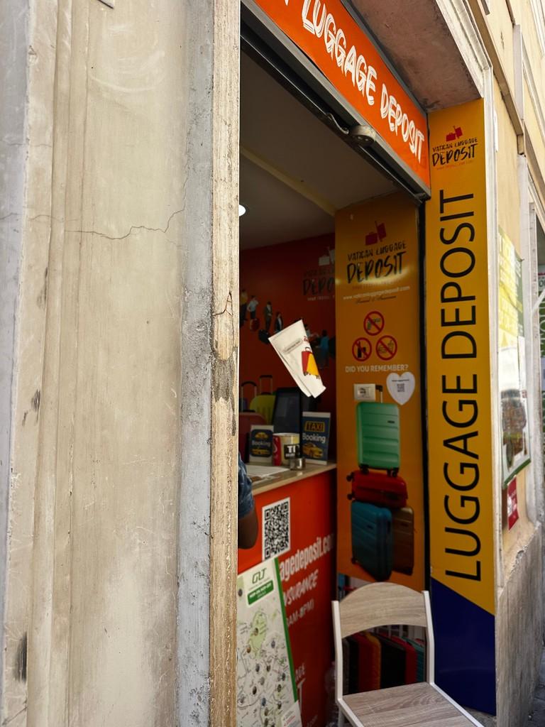 Vatican luggage deposit